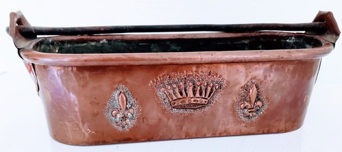 Royal trout fish copper pots