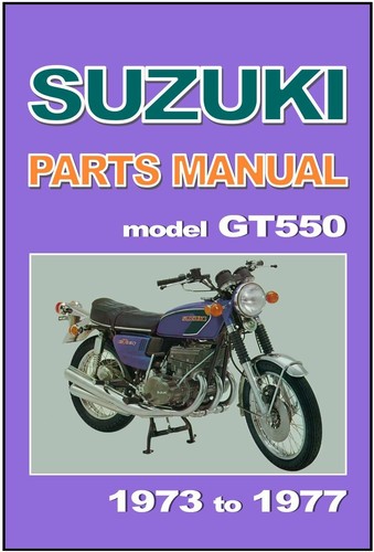 Suzuki parts manual - manual, 1973