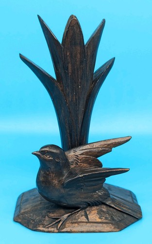 Black forest bird wood - black,