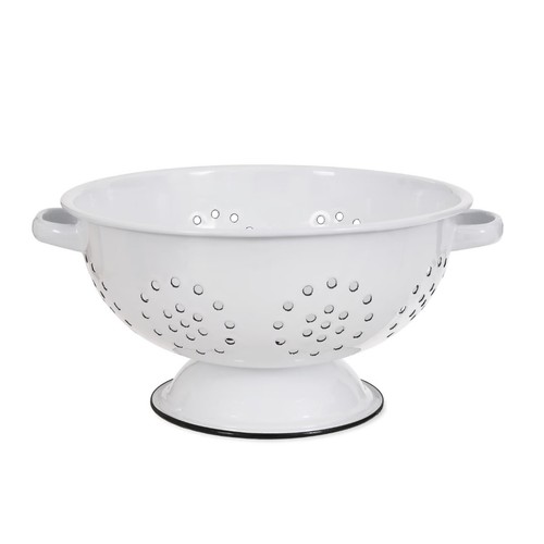 Colander 33cm white - colander:,