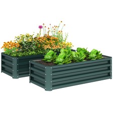 Outsunny Set of 2 Raised