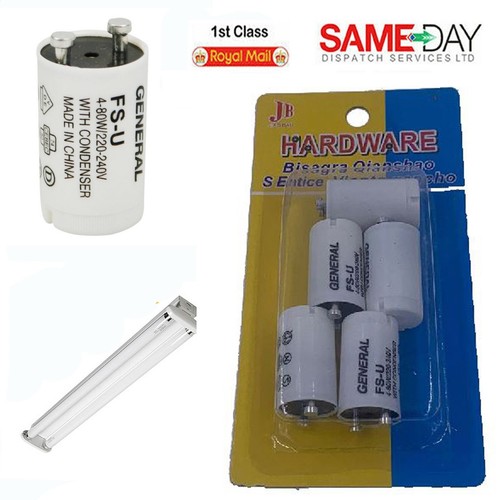 Fluorescent glow starter - starter, with