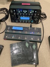 Kemper profiler and remote with manuals, pedal, power lead and ethernet cable. 