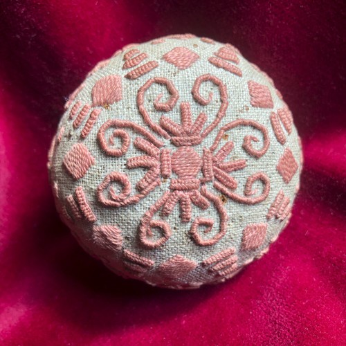 Antique pin cushion - pin,