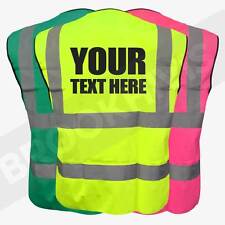 CUSTOM PRINTED HI VIZ VIS VEST