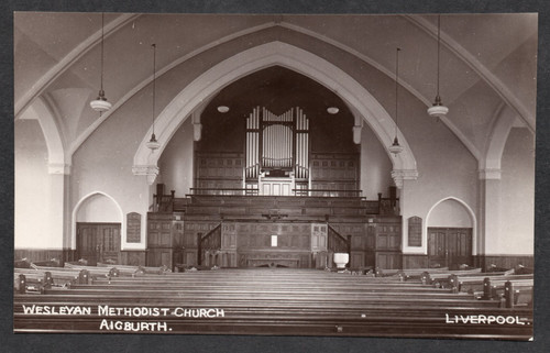 Postcard aigburth liverpool - aigburth,