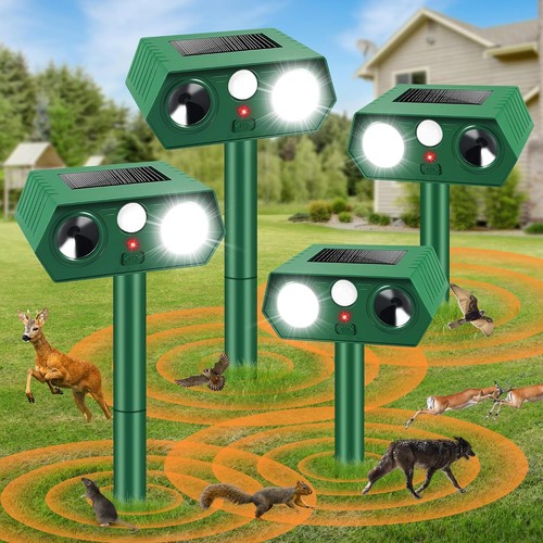 Ultrasonic solar cat dog - 4x,