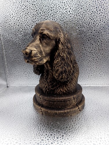 Cocker spaniel bust - cocker,