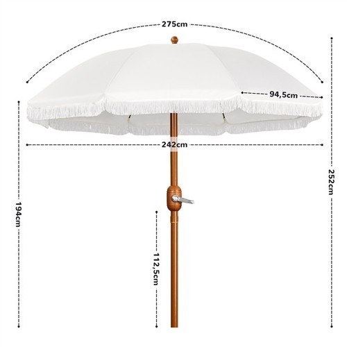 Garden parasol romantic - parasol, french