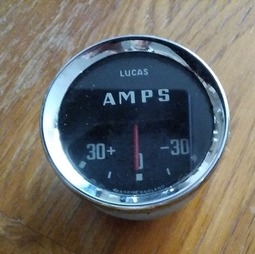Vintage lucas ammeter - lucas,