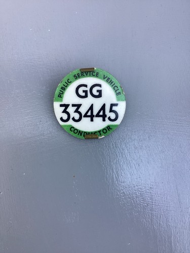 Bus conductors badge - badge, psv