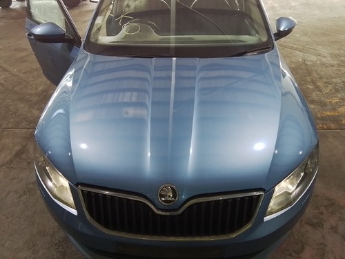 Bonnet blue skoda octavia mk3 - bonnet,