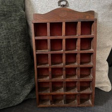 Vintage Wooden Curio Shelf  -