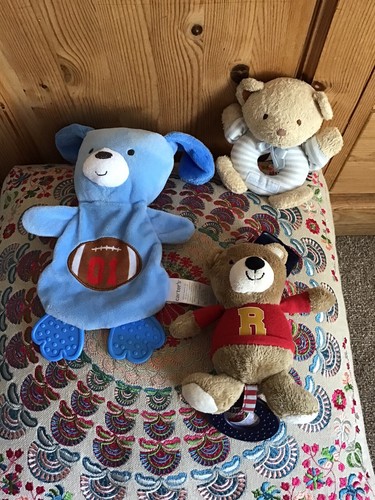 Carters blue teddy bear - teddy,