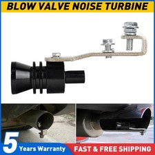 Universal Car Turbo Sound Whistle Simulator Sound Pipe Of Auto Tailpipe Black XL