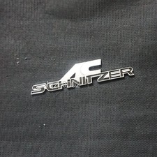 1x Small Chrome Silver Black