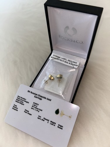 Russian diopside yellow - 9k,
