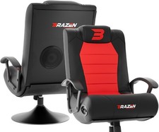 BraZen Bluetooth Gaming Chair - Stag 2.1 Surround Sound Speakers - Red