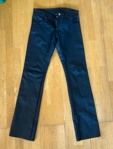 Fetish freak leather jeans - fetish, jeans/