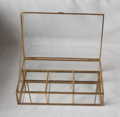 Mirrored glass jewellery - glass,