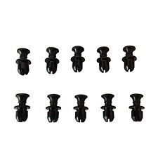 Fairing Panel Bolt Clip 8mm Plastic Black Push In For Honda 10pcs
