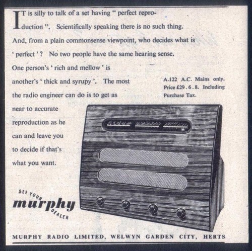 Murphy radio vintage - -,