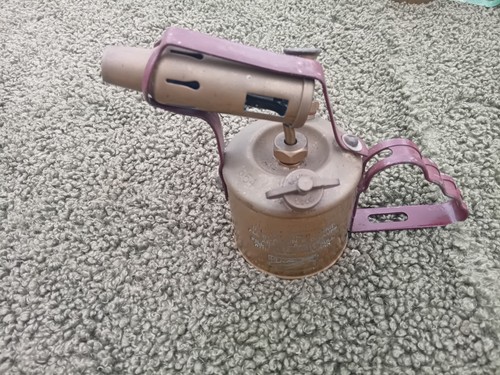 Vintage brass blow lamp - vintage,