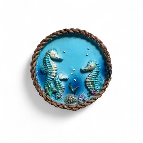 Under the sea seahorse - sea, ceramic