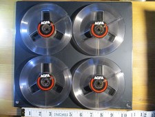 EMPTY Agfa 5 inch x1 for reel t reel recorder take up spool VGC 4 availble brown