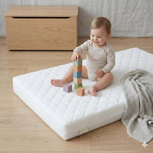 Extra thick travel cot - thick,