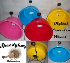 Speedyhog - African Pigmy Hedgehog Exercise Wheel 16" with Odometer - Rat Wheel