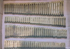 159 Antique Brass Reeds From A