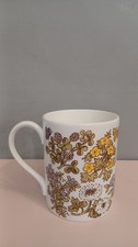 National Trust Fine China Mug 'Wild Flowers' Floral Pattern VGC 
