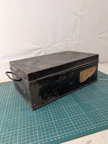 Antique metal deed - metal,