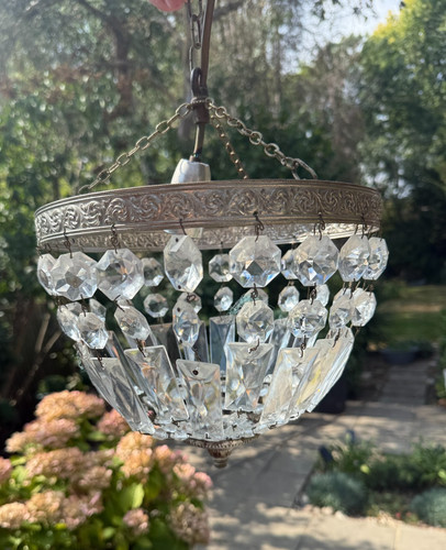 Coffin crystal antique basket - coffin,