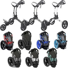 CLICGEAR ROVIC RV1C COMPACT GOLF TROLLEY PUSH CART + UMBRELLA HOLDER
