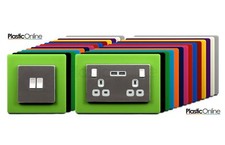 Single Double Light Switch Plug Socket Switch Surround Acrylic Finger Plate