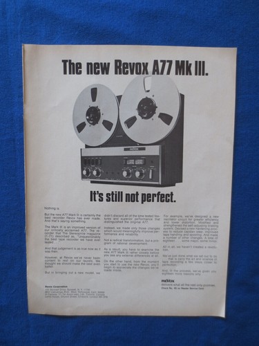 Revox a77 mkii reel - a77,