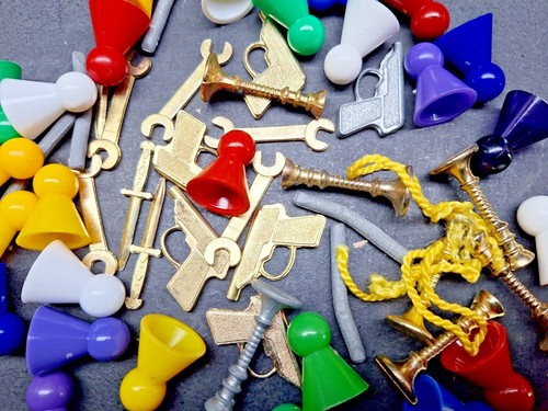 Vintage cluedo weapons - vintage,