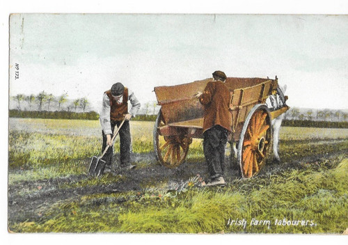 Postcard irish laboureres - ,