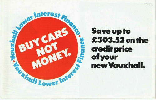 Vauxhall range 1975 foldout - 1975,
