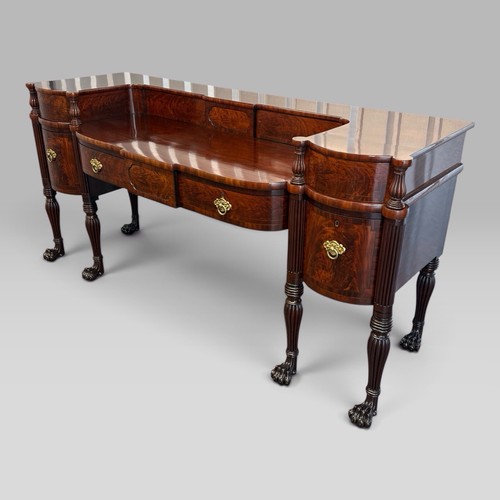 Antique regency inlaid flame - antique,