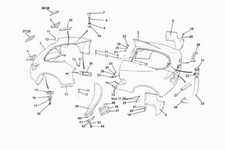Lotus Elise S1 Stainless Front & Rear Clam Shell + Complete Under Tray Fixings