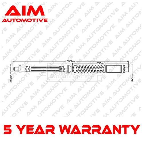 Brake hose front - brake, aim