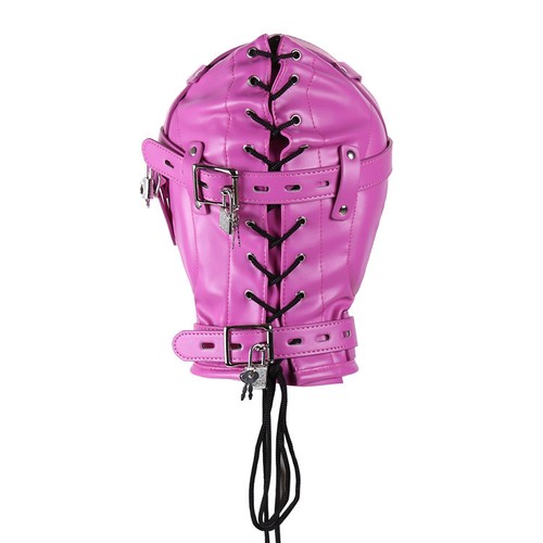 Pink leather straightjacket - pink,