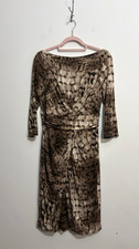 Max Mara Dress Size 10 Brown