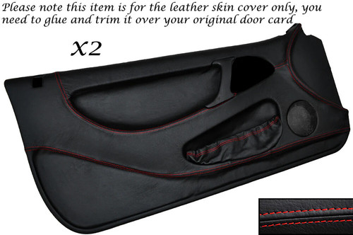 Red stitch full door - stitch, 2x