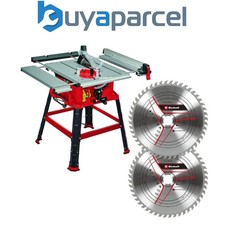 Einhell TC-TS 2225 U Corded Table Saw 254mm 2200W 240v + Stand Inc 3 Blades