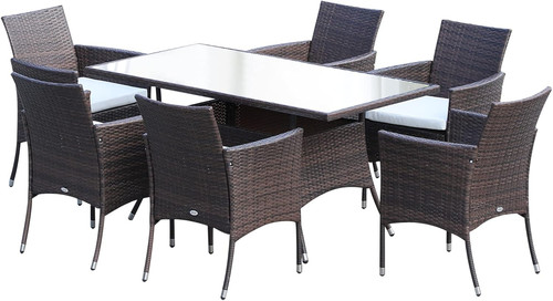 Rattan garden furniture - rattan, dining