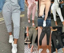 Womens Ladies High Waist Boxy